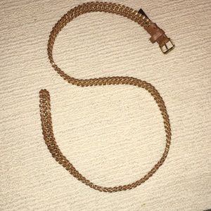 BCBG Maxazria Brown and Gold belt brand new!